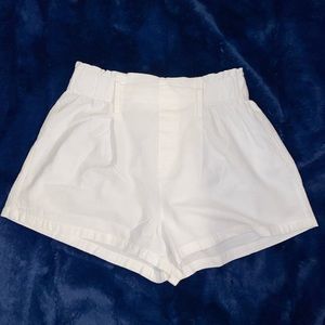 white casual shorts